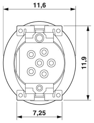 Встраиваемые разъемы-SACC-CIP-M8FS-6P SMD SH R32