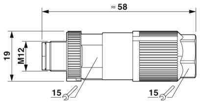 Разъем-SACC-MSD-4QO SH PN SCO