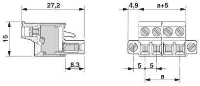 Разъем печатной платы-FRONT-MSTB 2,5/ 5-STF
