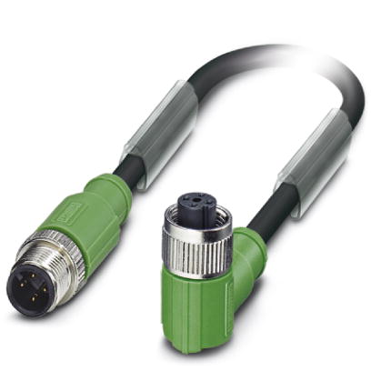 Кабель для датчика / исполнительного элемента-SAC-4P-M12MS/ 0,6-PUR/M12FR SH