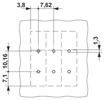 Клеммные блоки для печатного монтажа-FRONT 4-V-7,62