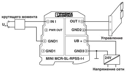 Разделитель питания-MINI MCR-SL-RPSS-I-I-SP