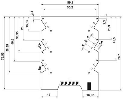 Корпус для электроники-ME MAX 45 F G 3-3 KMGY