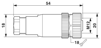 Разъем-SACC-M12FS-4CON-PG7-M