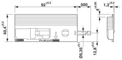 PV-JB 2,5/ 1-R 50 PXC