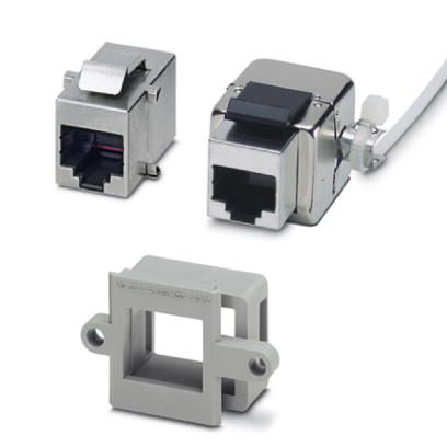 Монтажные рамы-VS-08-A-RJ45/MOD-1-IP20