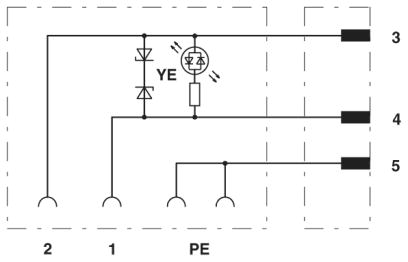 Кабель для датчика / исполнительного элемента-SAC-3P-MR/ 0,6-PUR/CI-1L-Z SCO