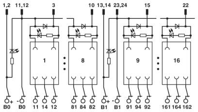Активный модуль-UM-16 RELS/KSR-G24/21/MT/PLC