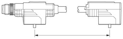 Адаптер двойного разъема клапана-SAC-MR/0,1-116/2XA-1L-Z SCO
