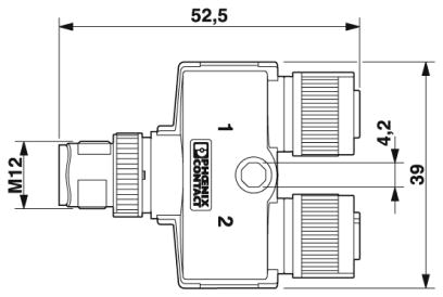 Y-разветвитель-SAC-8PY-M/2XF VP
