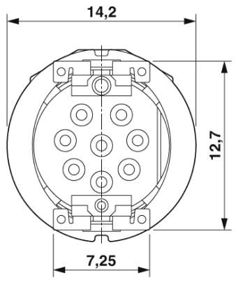 Встраиваемые разъемы-SACC-CIP-M12MS-8P SMD SH R32