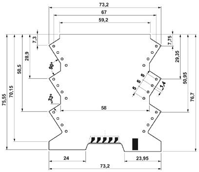 Корпус для электроники-ME MAX 45 F G 3-3 KMGY