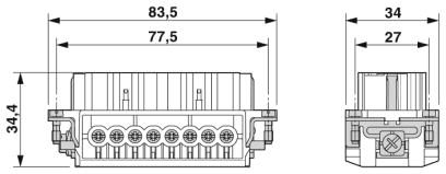 Модуль для контактов-HC-B 16-I-UT-F