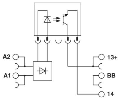 Модуль полупроводникового реле-PLC-OSP-5DC/ 24DC/ 2/ACT