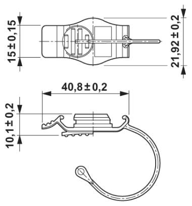 Проходная деталь RJ45-VS-08-SET1