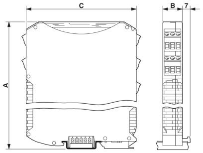 Корпус для электроники-ME MAX 17,5 SF G 2-2 KMGY