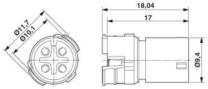 Держатель контактов-SACC-MCI-M12MS-8CON