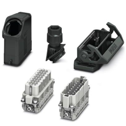 Комплект вставных соединителей-HC-EVO-A16UT-BWS-HH-M25-PLRBK