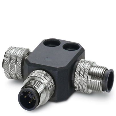 Т-распределитель-SAC-M12T/2XM12 PBDP