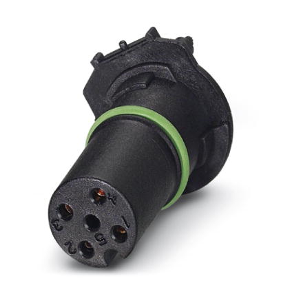 Встраиваемые разъемы-SACC-CI-M12FS-4CON-L180 THR