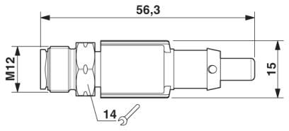 Нагрузочный резистор-SAC-4P-M12MS FF TR VA