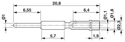 Обжимной контакт-SF-10KP004