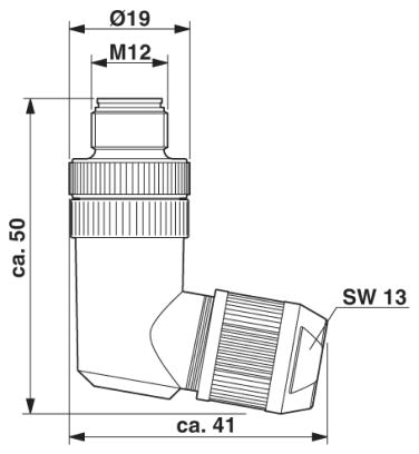 Разъем-SACC-M12MR-4SC SH