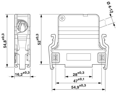 Сальниковый корпус D-SUB-CUC-DST-GPME-A/DSFL25