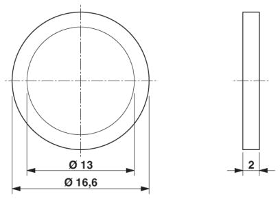 Плоское уплотнение-SACC-PG9-SEAL CLM