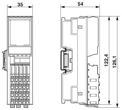 Модуль ввода-вывода-AXL F AO4 XC 1H