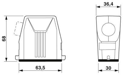 Корпус-HC-STA-D15-HHFS-1STP21-ELC-AL