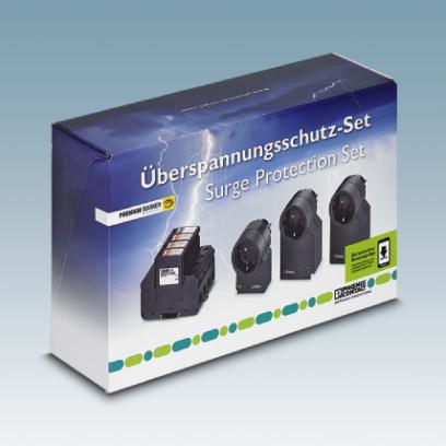 Комплект устройств защиты от перенапряжений-GEB-SET-T1/T2 TAE/TV-SAT
