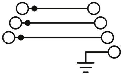Клемма для подключения электродвигателя-DLKB 2,5-PE