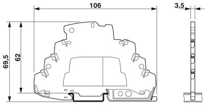 Устройство защиты от перенапряжений-TTC-3-1X2-24DC-PT