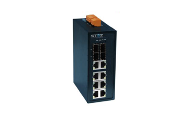STEZ3000-8G-4GSFP управляемый гигабитный промышленный L3 DIN коммутатор
