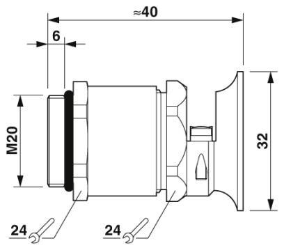 Presse-étoupe-HC-M-KV-T-M20