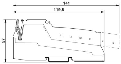 Модуль ввода-вывода-ILB DN 24 DI16 DO16