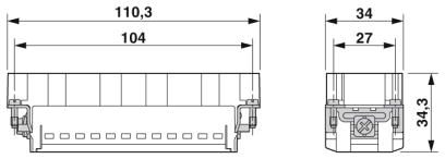 Модуль для контактов-HC-B24-I-TPT-M-48