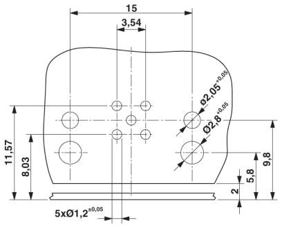 Встраиваемые разъемы-SACC-CI-M12FS-5CON-L90 SCO
