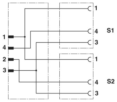 Кабель для датчика / исполнительного элемента-SAC-3P-M8Y/2X1,5-PUR/M 8FR