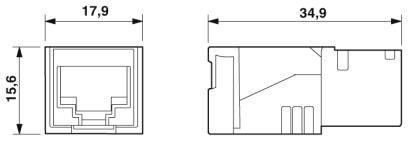 Гнездовая вставка для RJ45-CUC-I-J1ZNI-S/R4IDC8