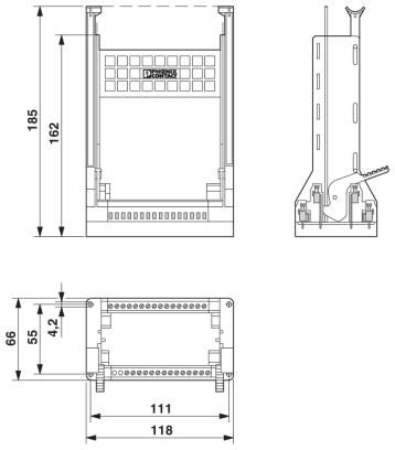 Блок для установки плат-SKBI 64/H15-MKDS3