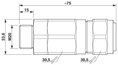 Кабельный ввод-G-EDSWU-M20-M66L-STES-S