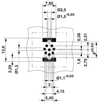 Комплект образцов-SACC-CIP-M12MS-8P SMD SH-SP