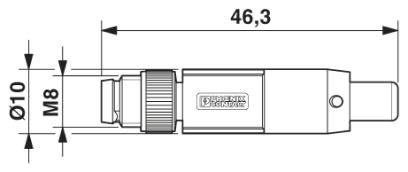 Нагрузочный резистор-SAC-5P-M 8MS DN TR