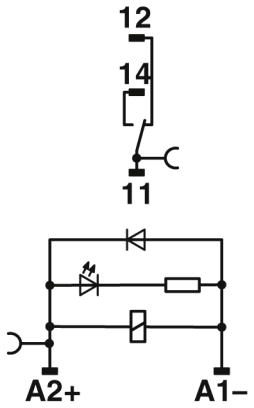 Релейный модуль-RIF-0-RPT-M-24DC/21