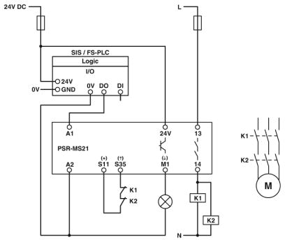 Реле безопасности-PSR-MS21-1NO-1DO-24DC-SC