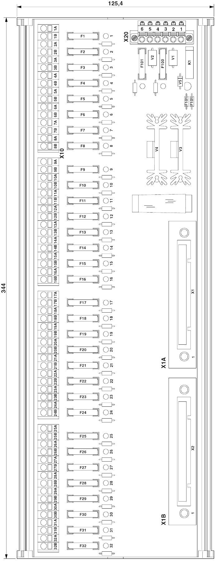 Пассивный модуль-FLKM-2KS50/BFI/SPT/CS