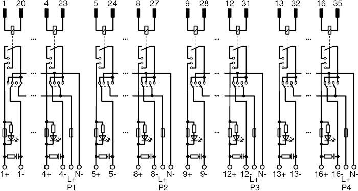 Активный модуль-UM-D37M/16RSC-24DC/DO/C3/R IMC