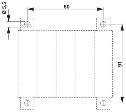 Клемма для высокого тока-UKH 50-3L/N/FE-F